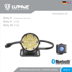 Lupine Betty manual