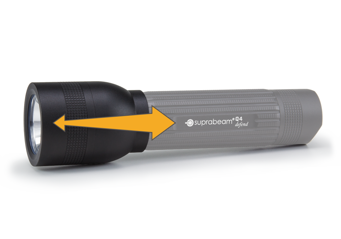 Suprabeam ficklampa Q4defend