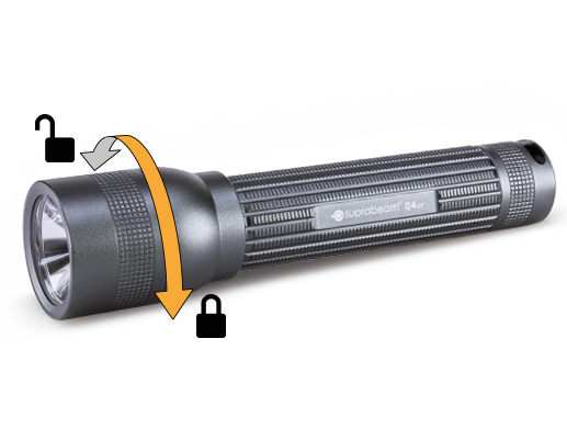 Suprabeam ficklampa Q4xr