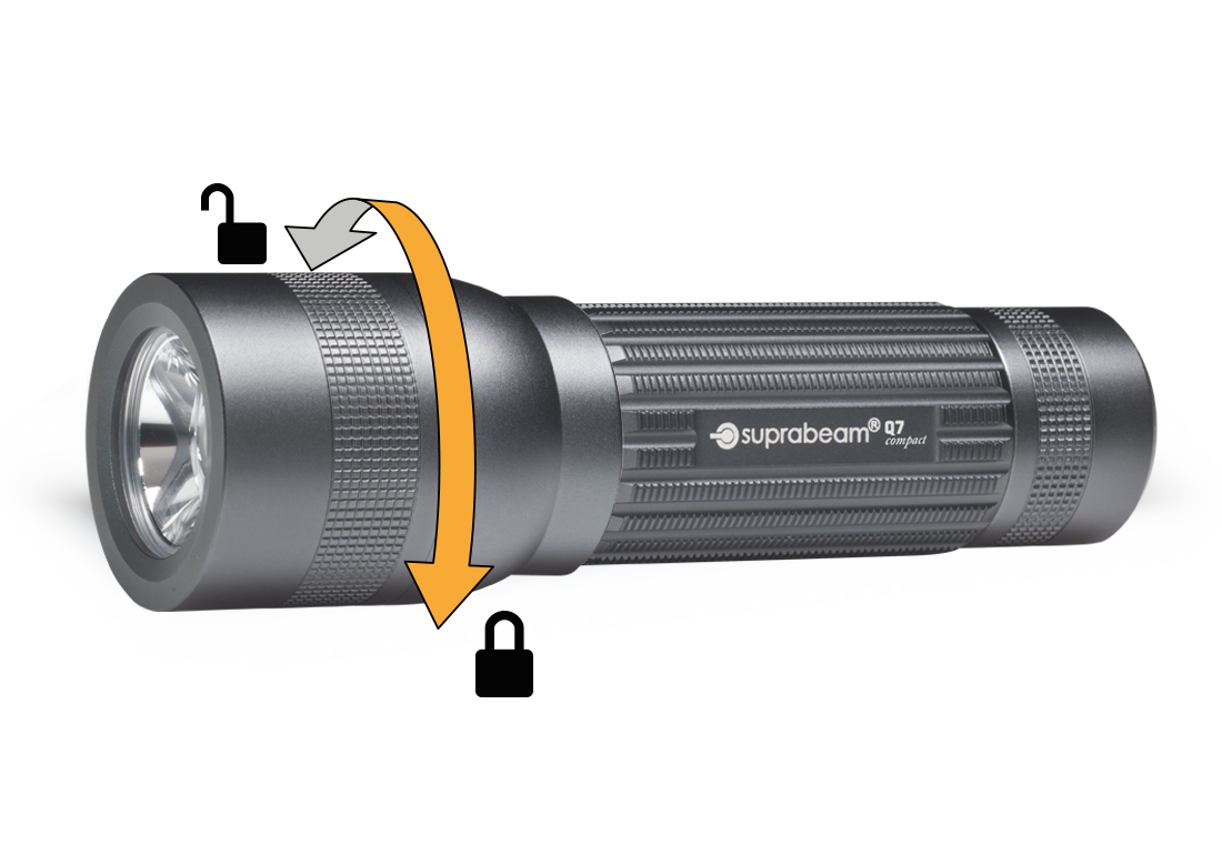 Suprabeam ficklampa Q7compact