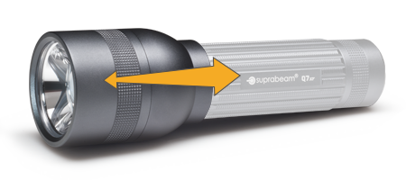 Suprabeam ficklampa Q7xr