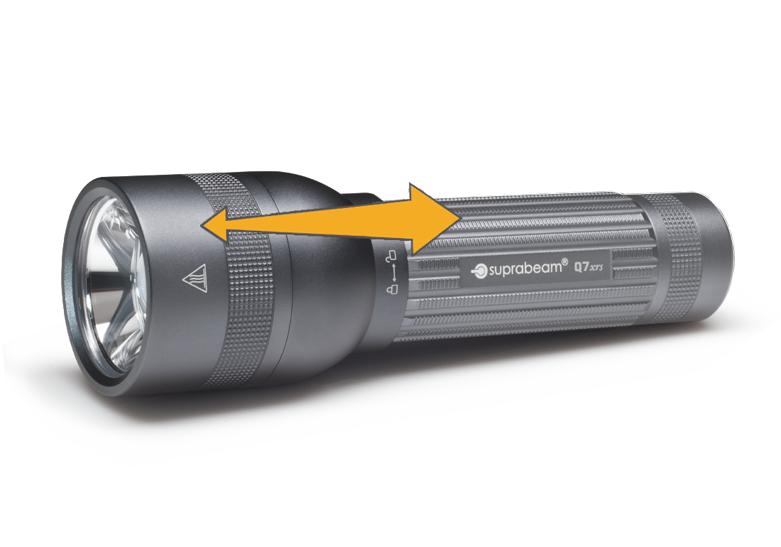 Suprabeam ficklampa Q7xrs